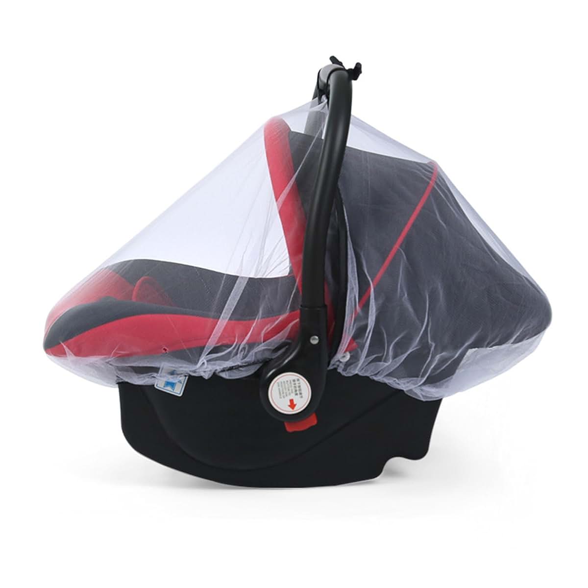 Qsvbeeqj Baby Carseat Netting Cover MosquitoProof Mesh Net With Elastic Closures Mosquitoes Cover For Carrycots Infant
