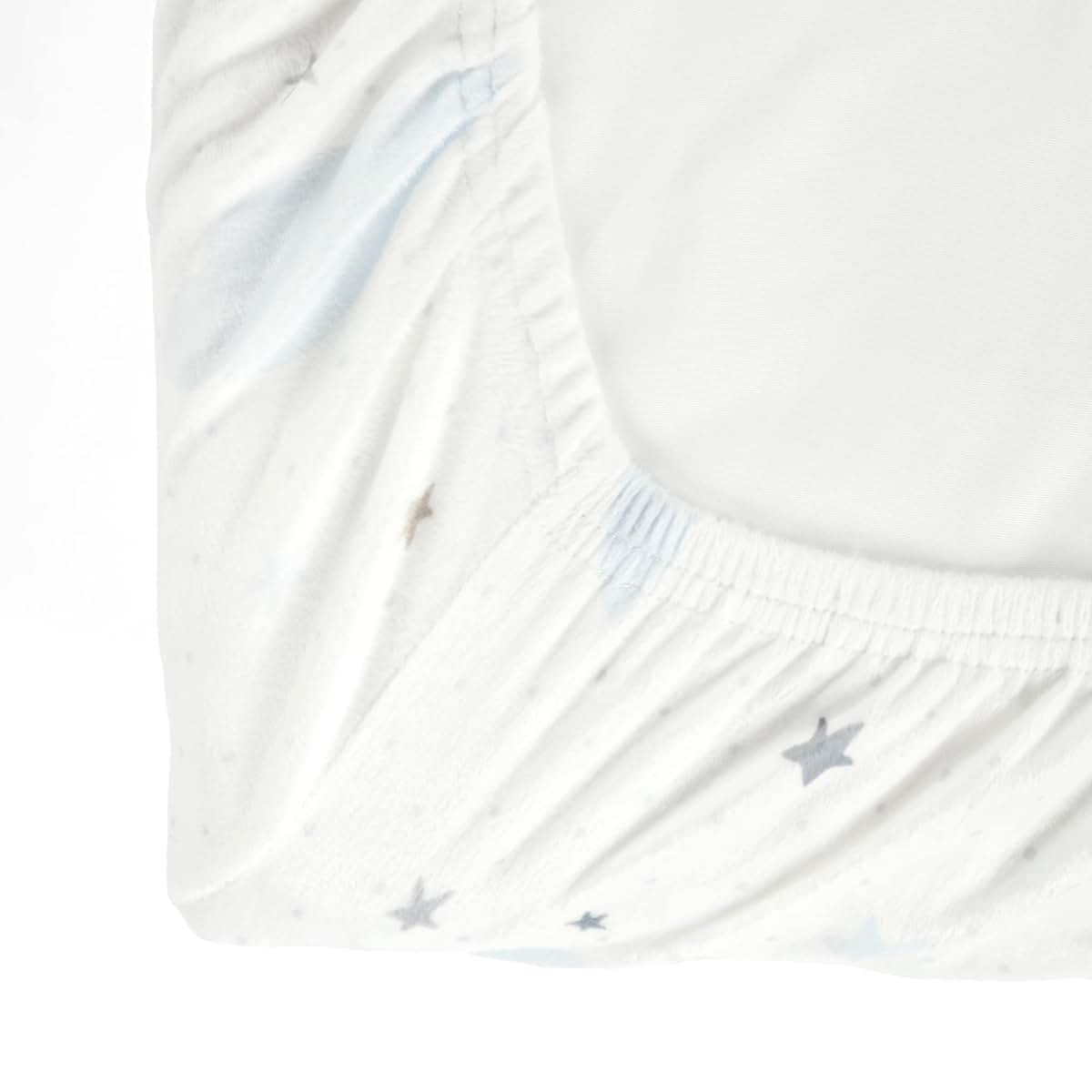Lush Decor Goodnight Little Moon Soft And Plush Changing Pad Cover Blue (photo 4)