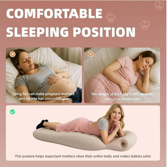 TODO PARA EL ASADOR.COM Inflatable Pregnancy Pillow with Belly and Head Hole (photo 2)