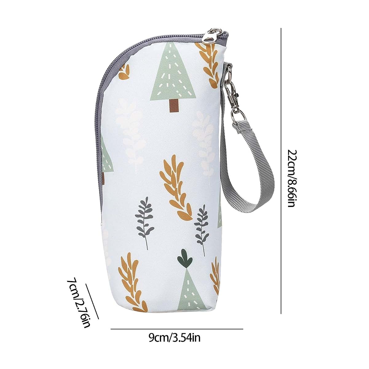 Rhinoon Insulated Baby Bottle Bag, Portable Breastmilk Storage Tote, Oxford Cloth Waterproof Feeding Bottle Pouch, for