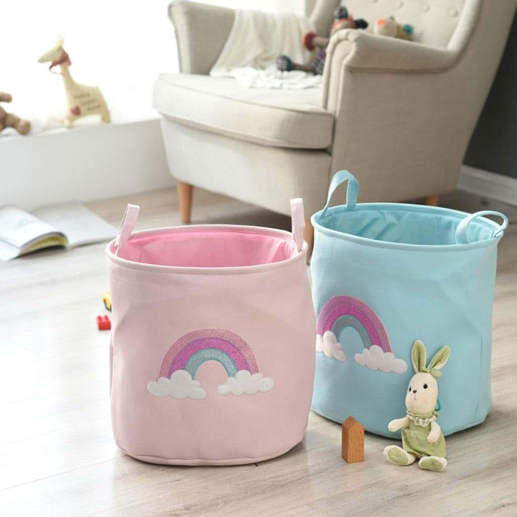 Storage Basket With Side Handles 40x40cm