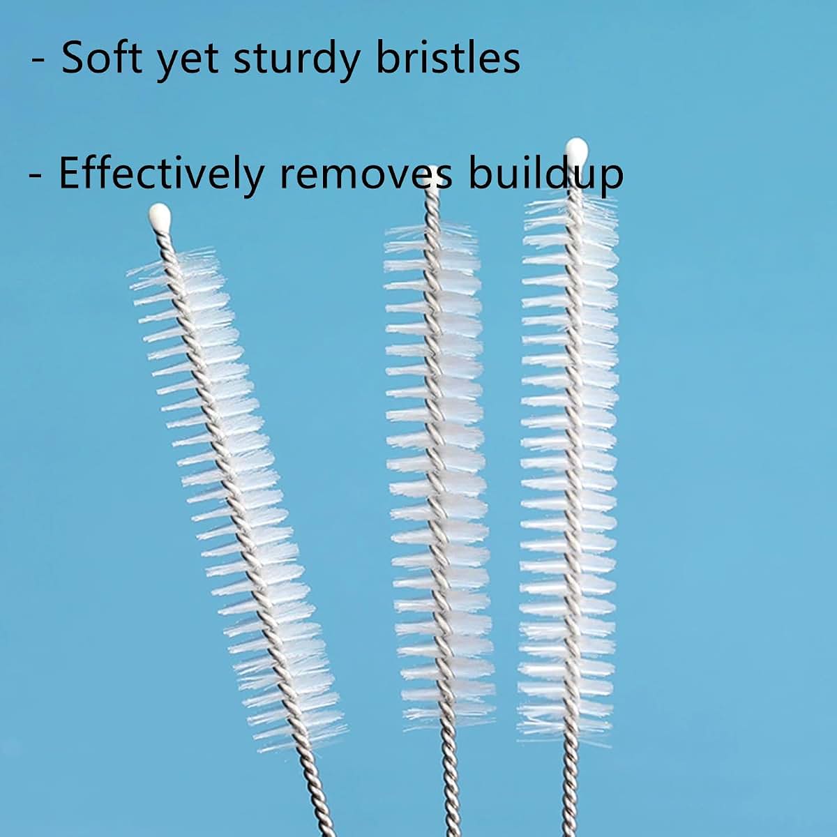 Soft Straw Brush Set for Bottle, Sippy Cup & Pipe Cleaning