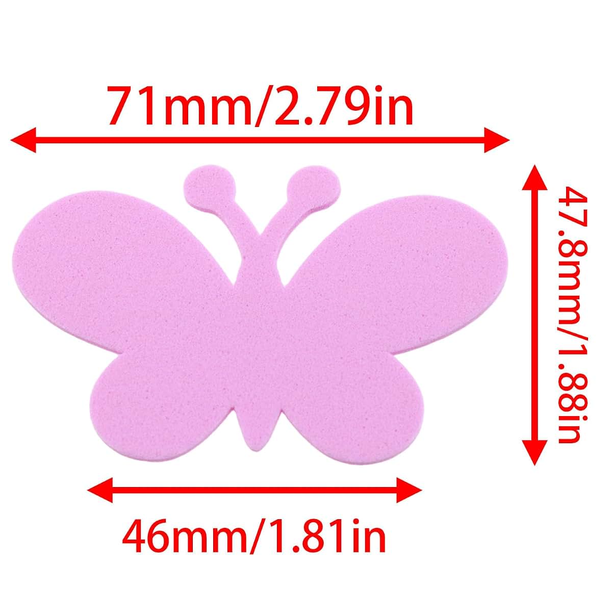 Butterfly Foam Stickers for Decorative Nursery Wall Decor