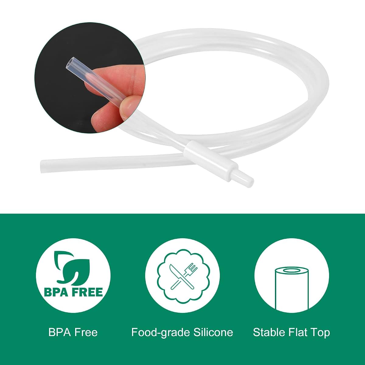 BabyOneStop Replacement Tubing For Elvie Stride Pump 4pcs