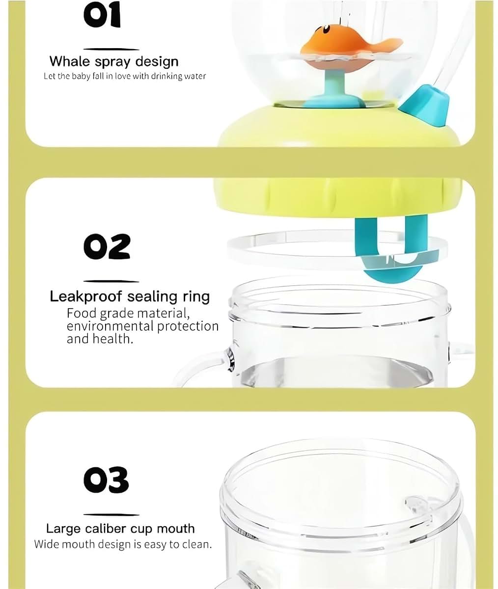 Tictoyo Whale Squirt Drinking Cup 220ml