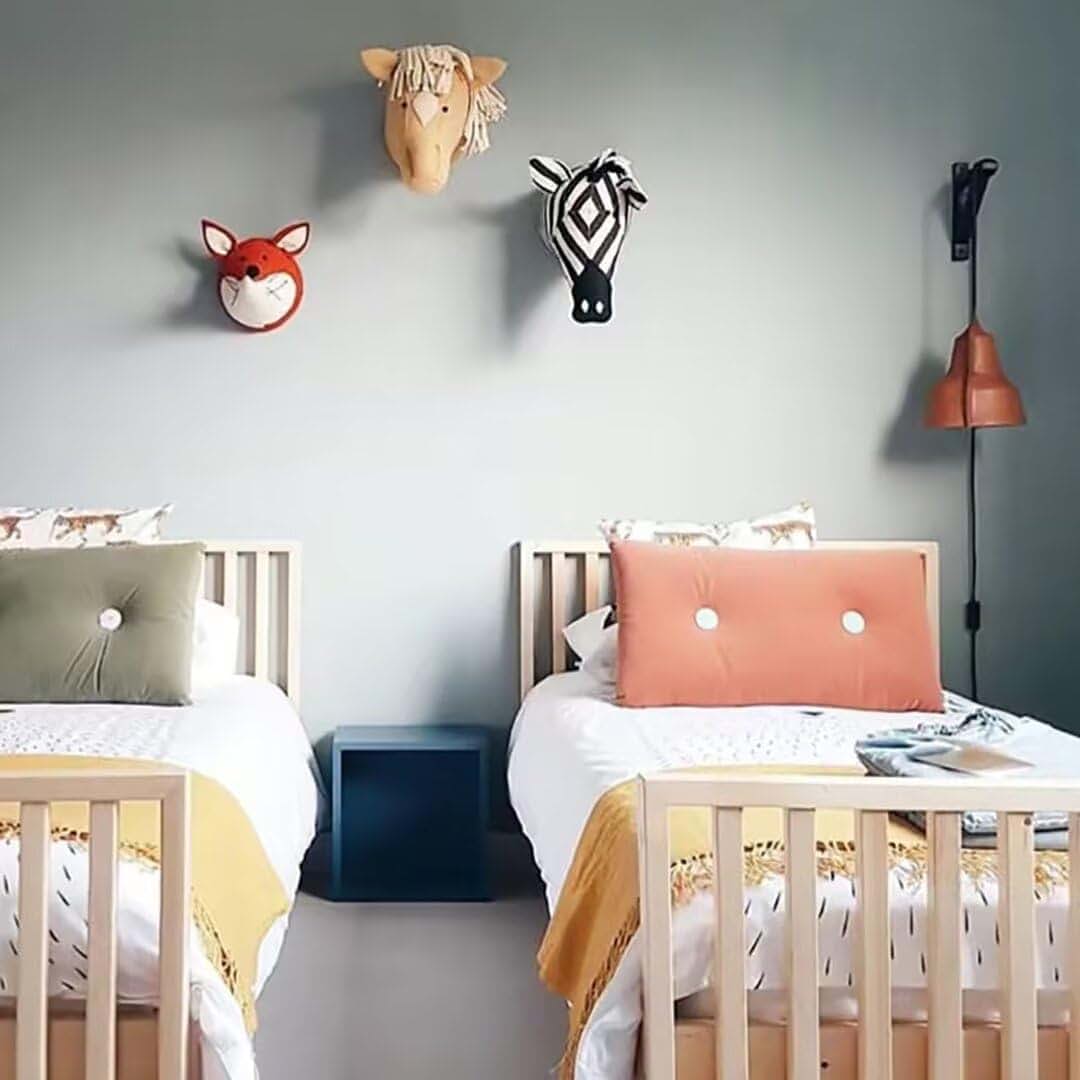 Guanshan 3D Animal Head Wall Hanging For Nursery Decor (photo 4)