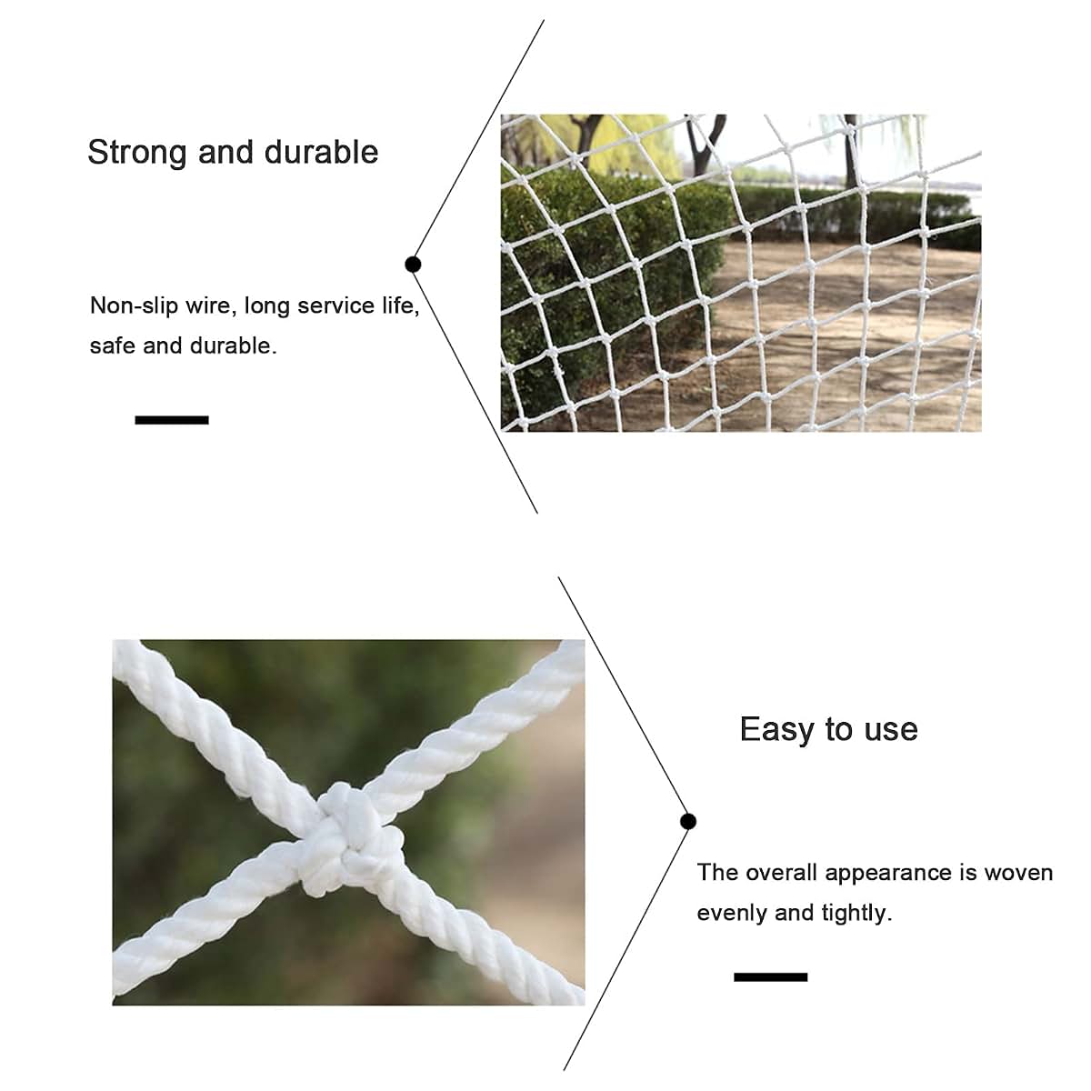 AWSAD Protective Nylon Netting for Balcony Windows Mesh