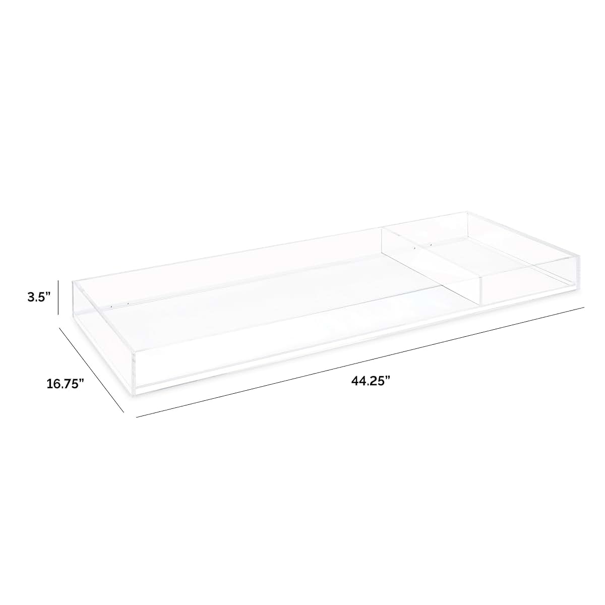 Nursery Works Clear Acrylic Changing Tray for Dressers