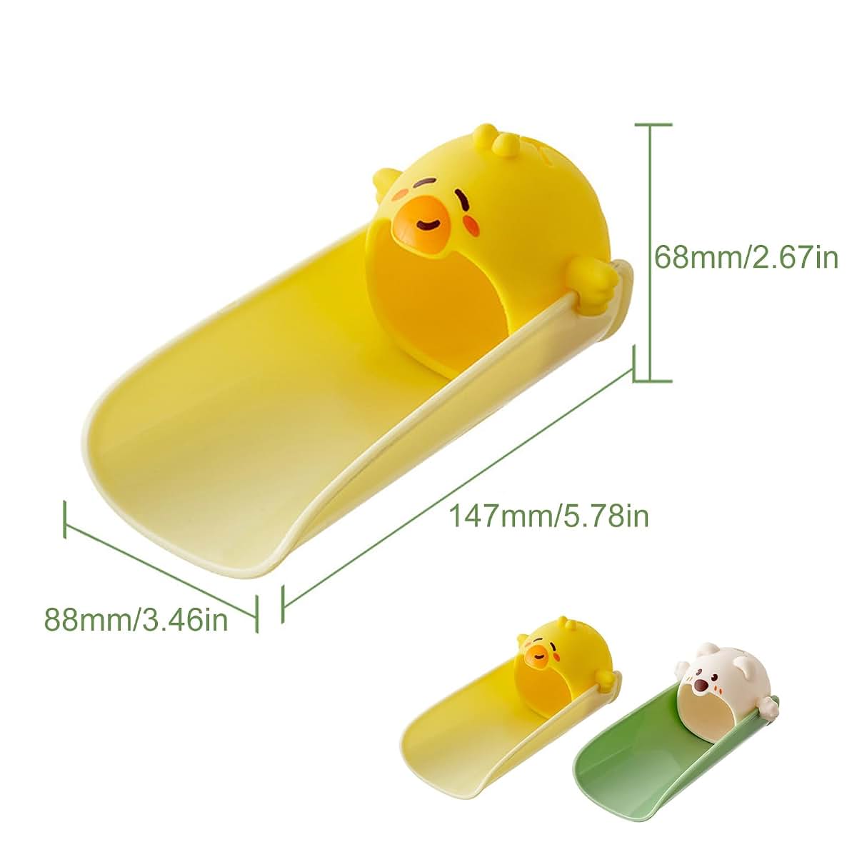 Montesy Faucet Extender for Kids Easy Access Splash Proof Designs Water Saving Friendly Tap Extender For Kitchens (photo 4)