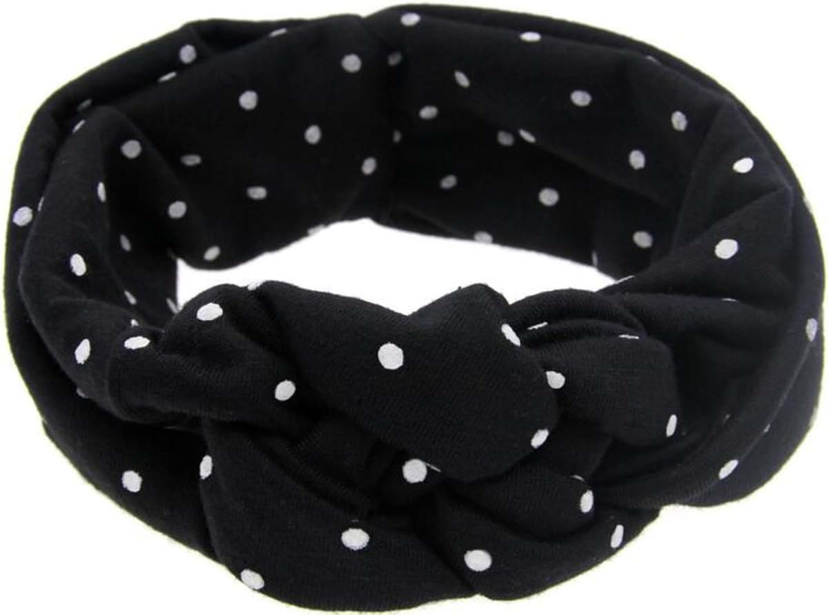 Baby Headbands Turban Knotted for Newborn Toddler Girls, 10 Pack