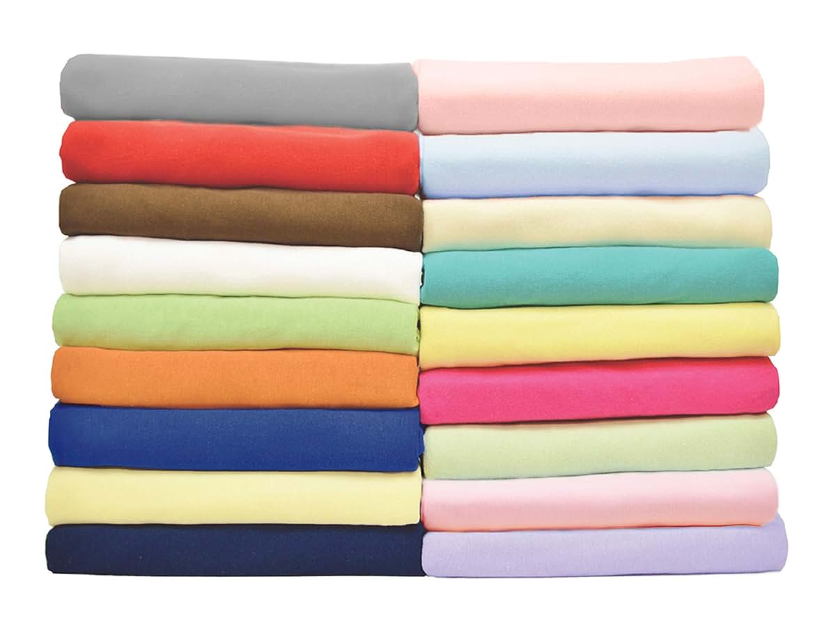 TL Care Supreme 100% Cotton Fitted Crib Sheet, Navy