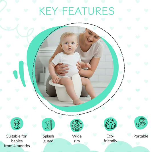 Easypisi Baby Potty for Elimination Communication White (photo 2)