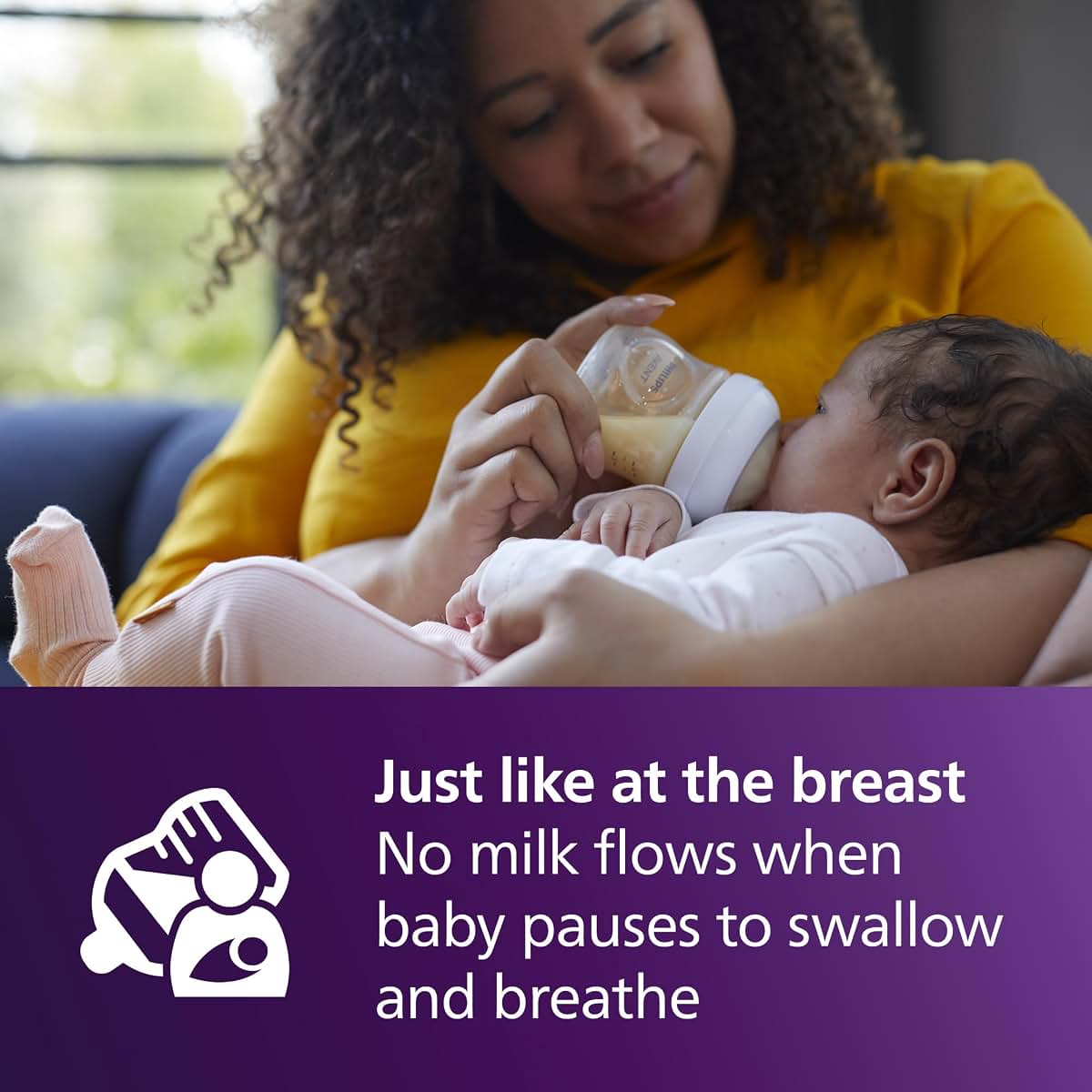 Philips Avent Natural Response Nipples, Medium Flow 3, 4-Pack
