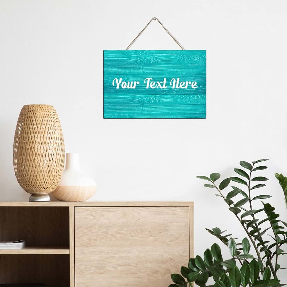 customgiftshop Personalized Wooden Family Name Sign Custom Home Welcome Wood Plaque Ready to Hang Wall Art Home Decor