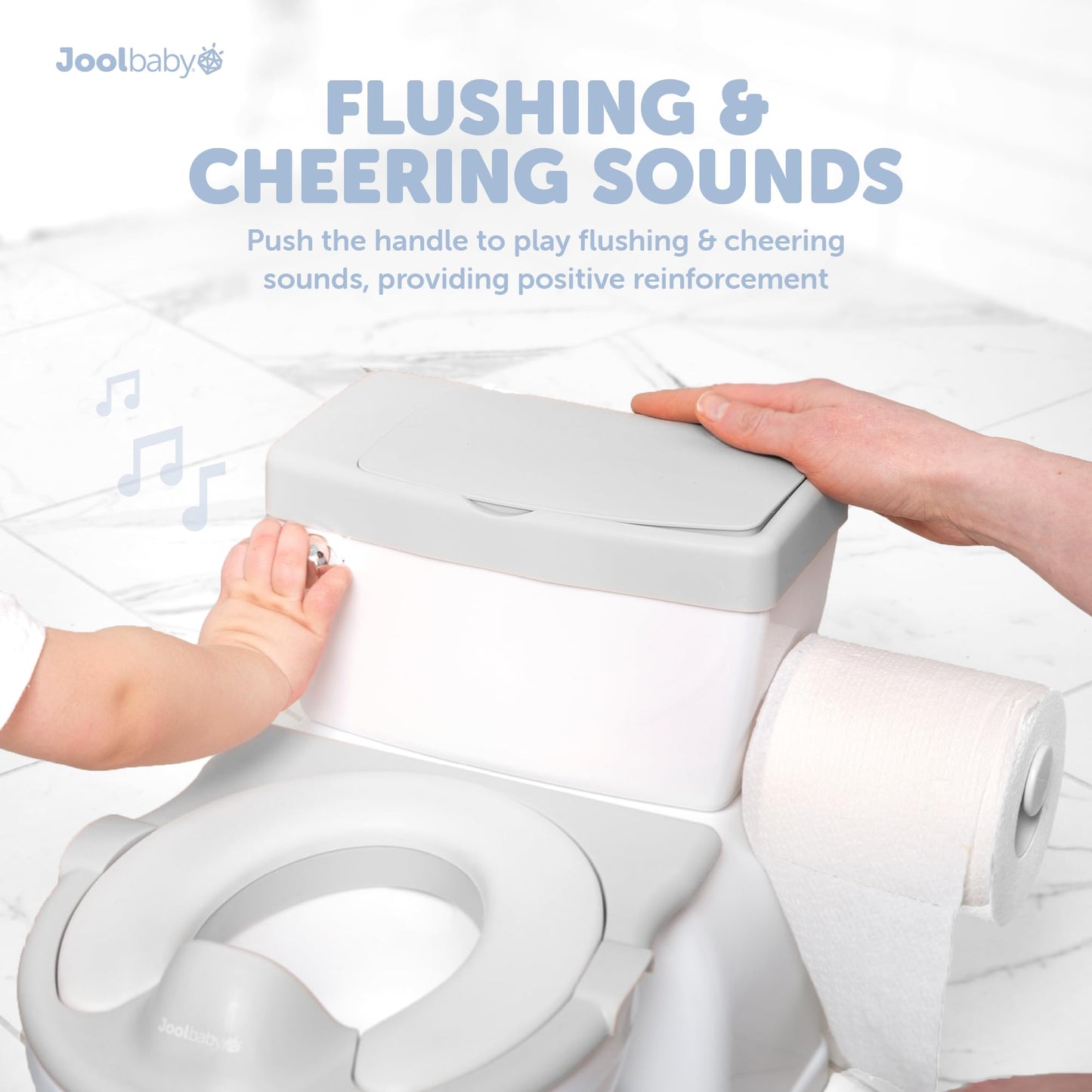Jool Baby Real Feel Potty with Wipes Storage