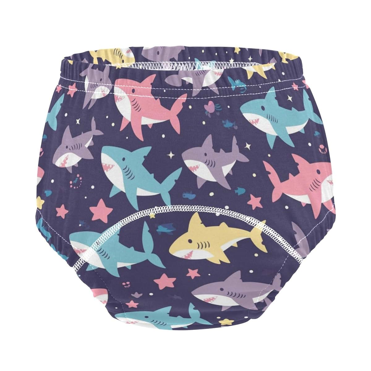 Cute Sharks Stars Potty Training Pants for Boys
