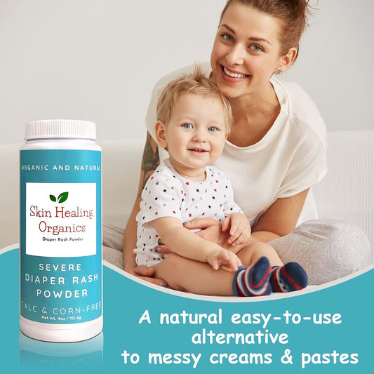 Skin Healing Organics Severe Diaper Rash Treatment Powder