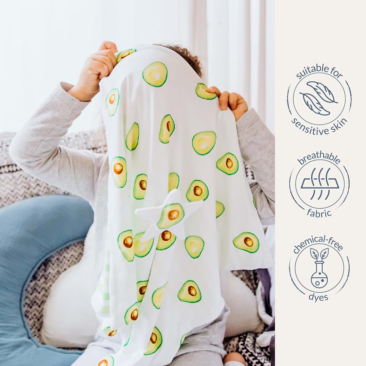 Malabar Lovey Security Blanket for Newborn & Infant Cuddling