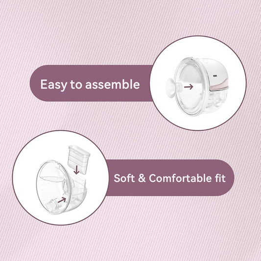 Springhope No.586 Wearable Breast Pump Replacement Duckbill Valves and Silicone Diaphragm Set