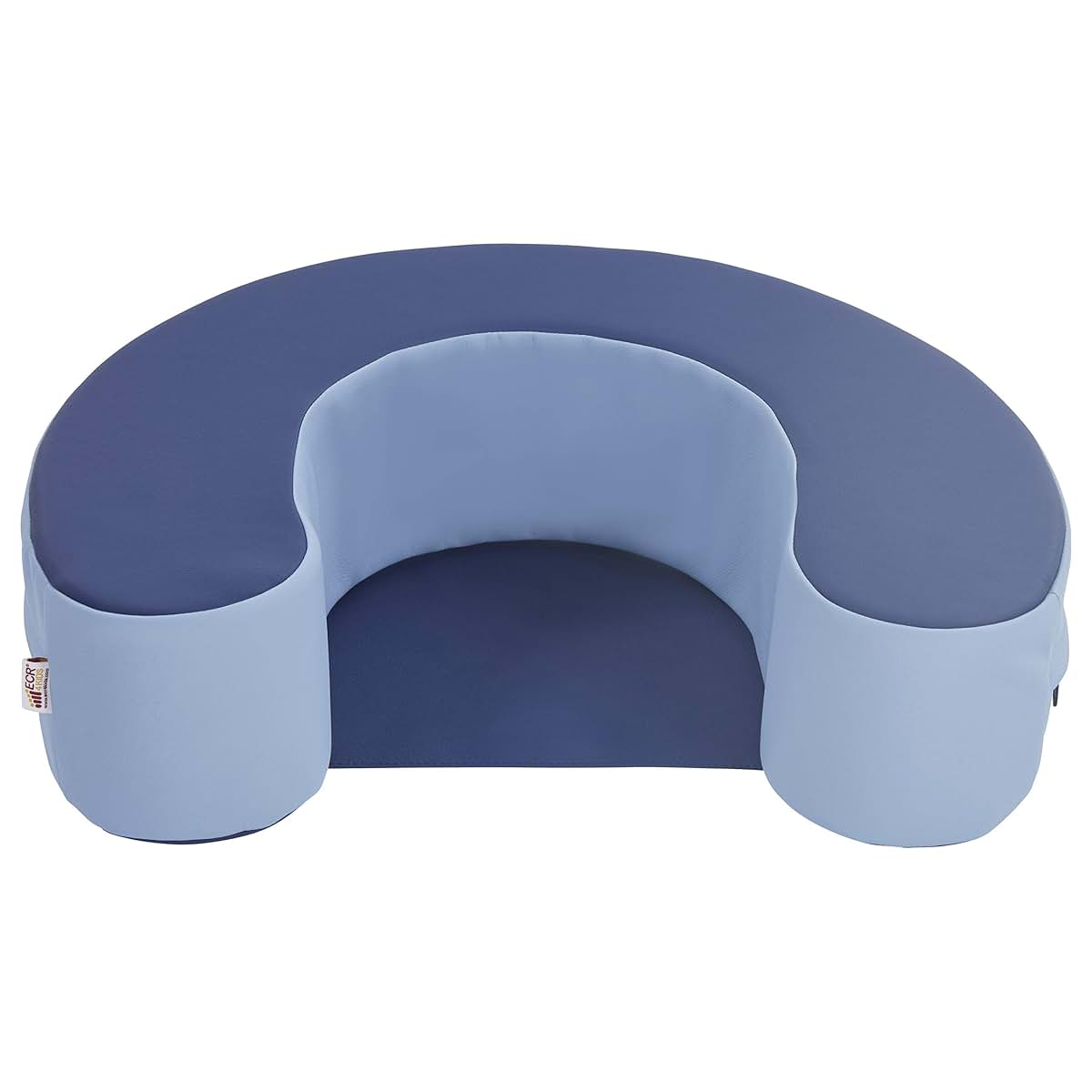 Factory Direct Partners SoftScape Sit and Support Ring for Babies and Infants - Navy/Powder Blue (photo 4)