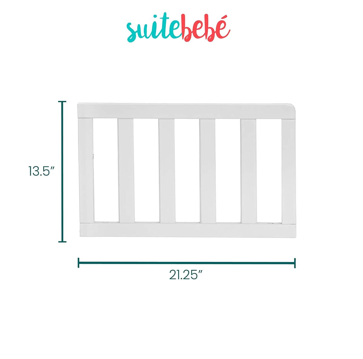 Suite Bebe Riley Toddler Guard Rail, Espresso (photo 4)