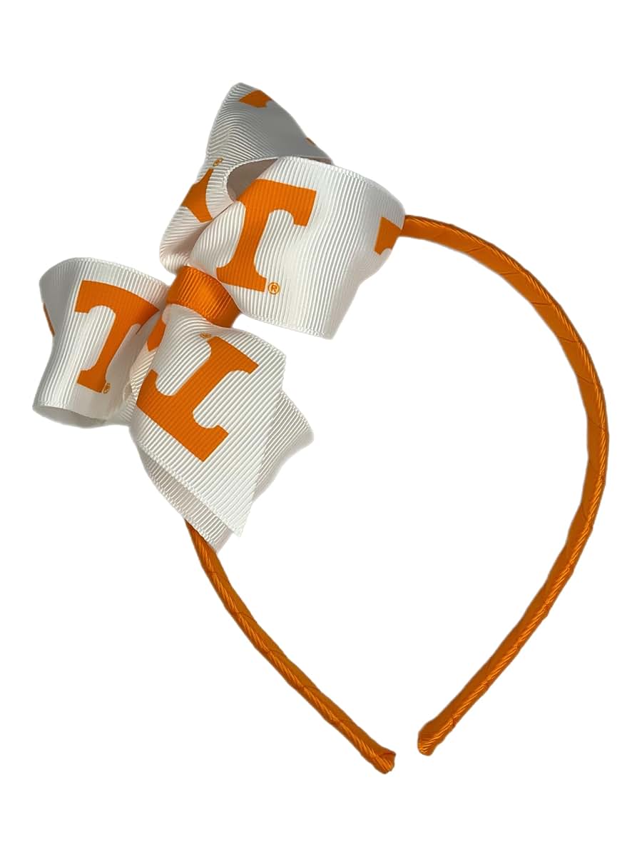 Tennessee Vols Crochet Headband with Junior Bow