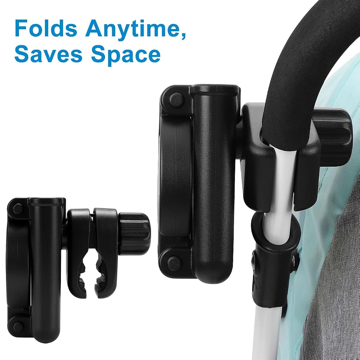 Accmor Stroller Cup Holder With Phone Holder And 360 Degree Rotation