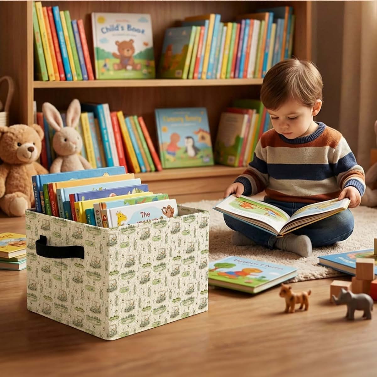Tazswdmm Golf Nursery Storage Bin