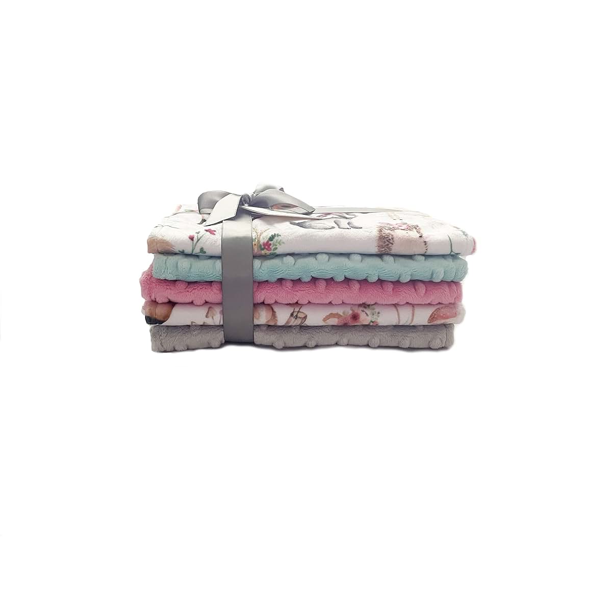 Meg Original Woodland Animal Friends Burp Cloth Set of 5
