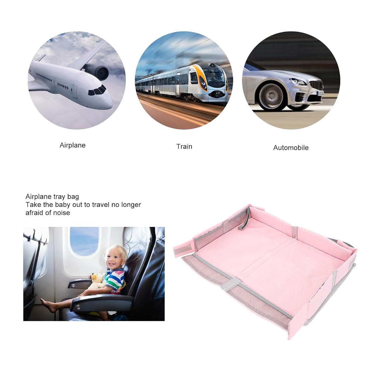 Depisuta Kids Travel Tray Table Cover in Pink (photo 4)