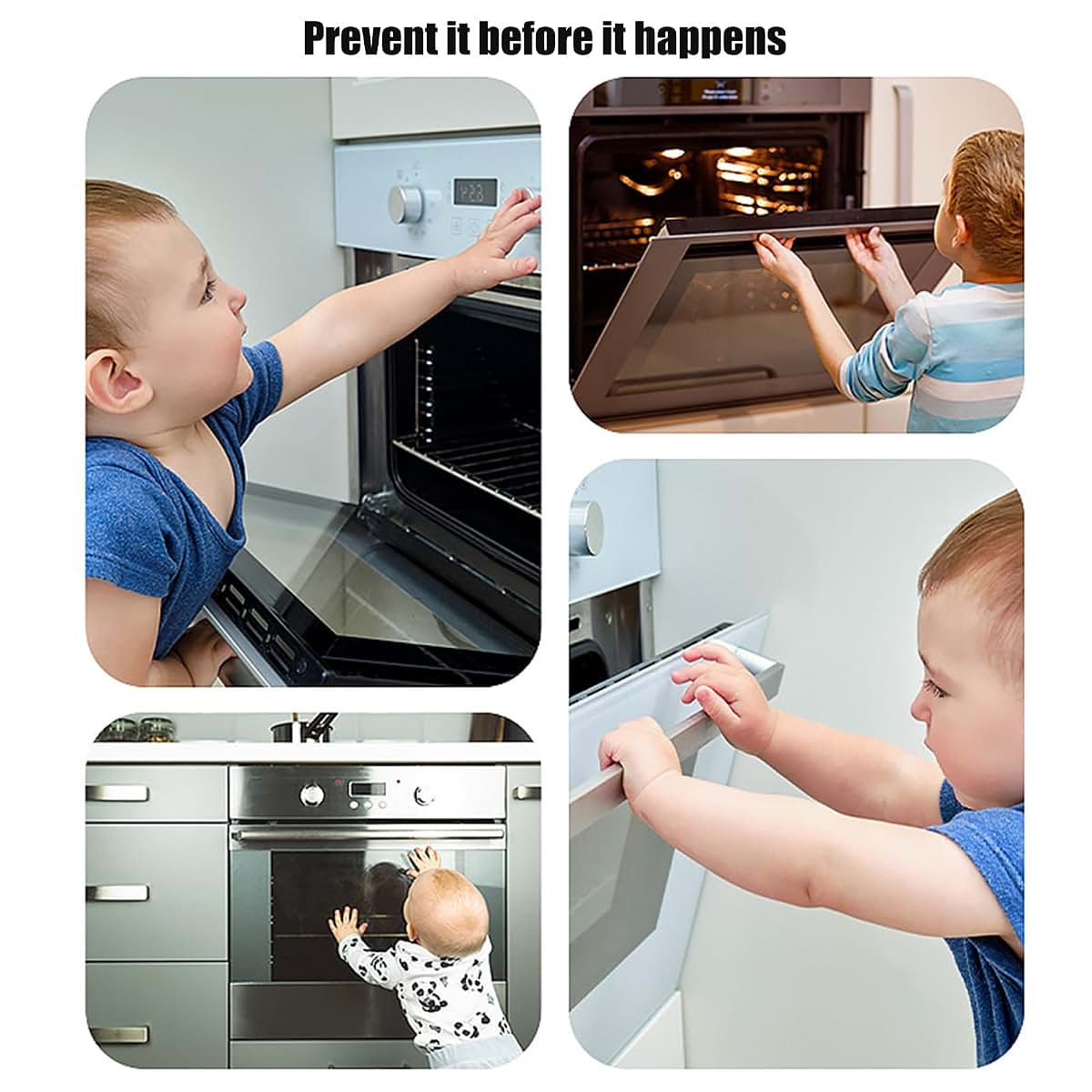 Zhenzq Oven And Microwave Door Lock For Kitchen Appliance Security (photo 4)