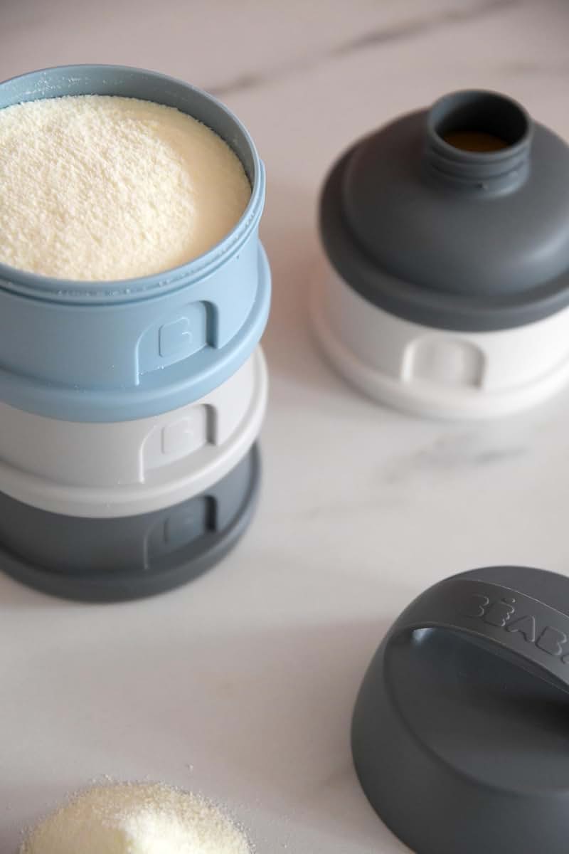 Béaba BEABA Formula and Snack Container, Baby Formula Dispenser, Toddler Baby Snack Storage Container, Holds up to 11 (photo 4)