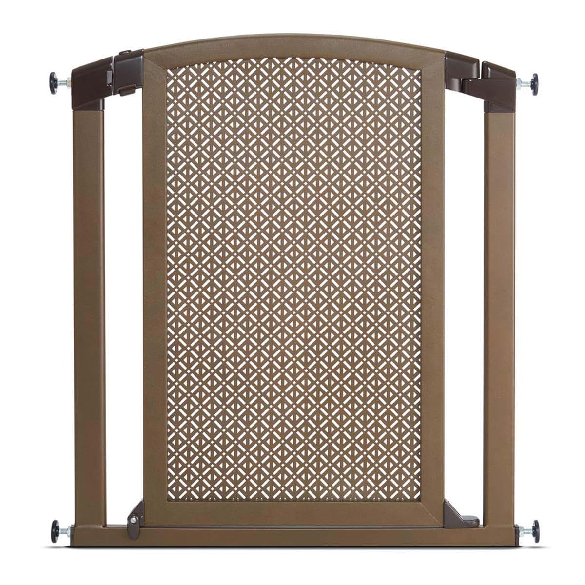 Munchkin Decorative Metal Baby Gate Extension, 5.5 Inch Bronze