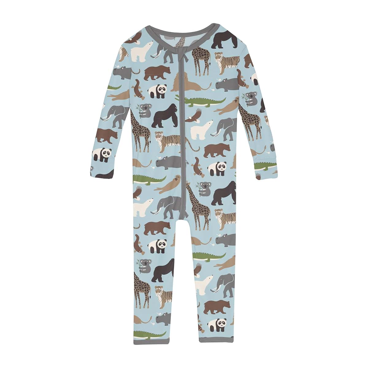 KicKee Convertible Sleeper Soft Bodysuit Bamboo 3-6 Months