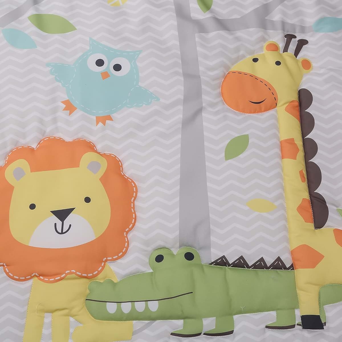 Forest Animal Nursery Crib Bedding Set for Baby Cot
