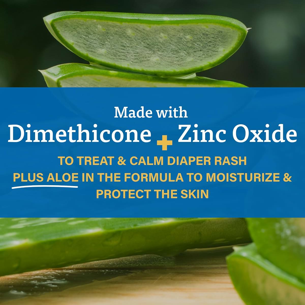 A+D Zinc Oxide Diaper Rash Treatment Cream for Baby Skin Care