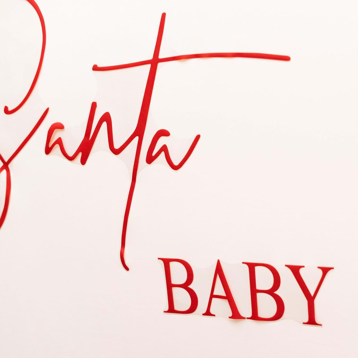 Santa Baby Decal for Christmas and Party Balloon Arch Decor Supplies