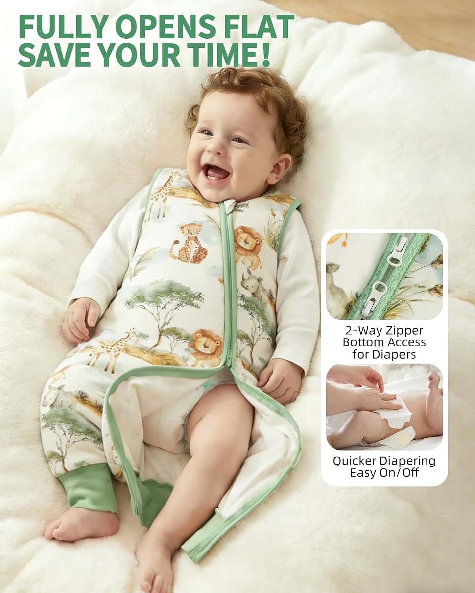 JiAmy Baby Sleep Sack With Legs 6M-6Y