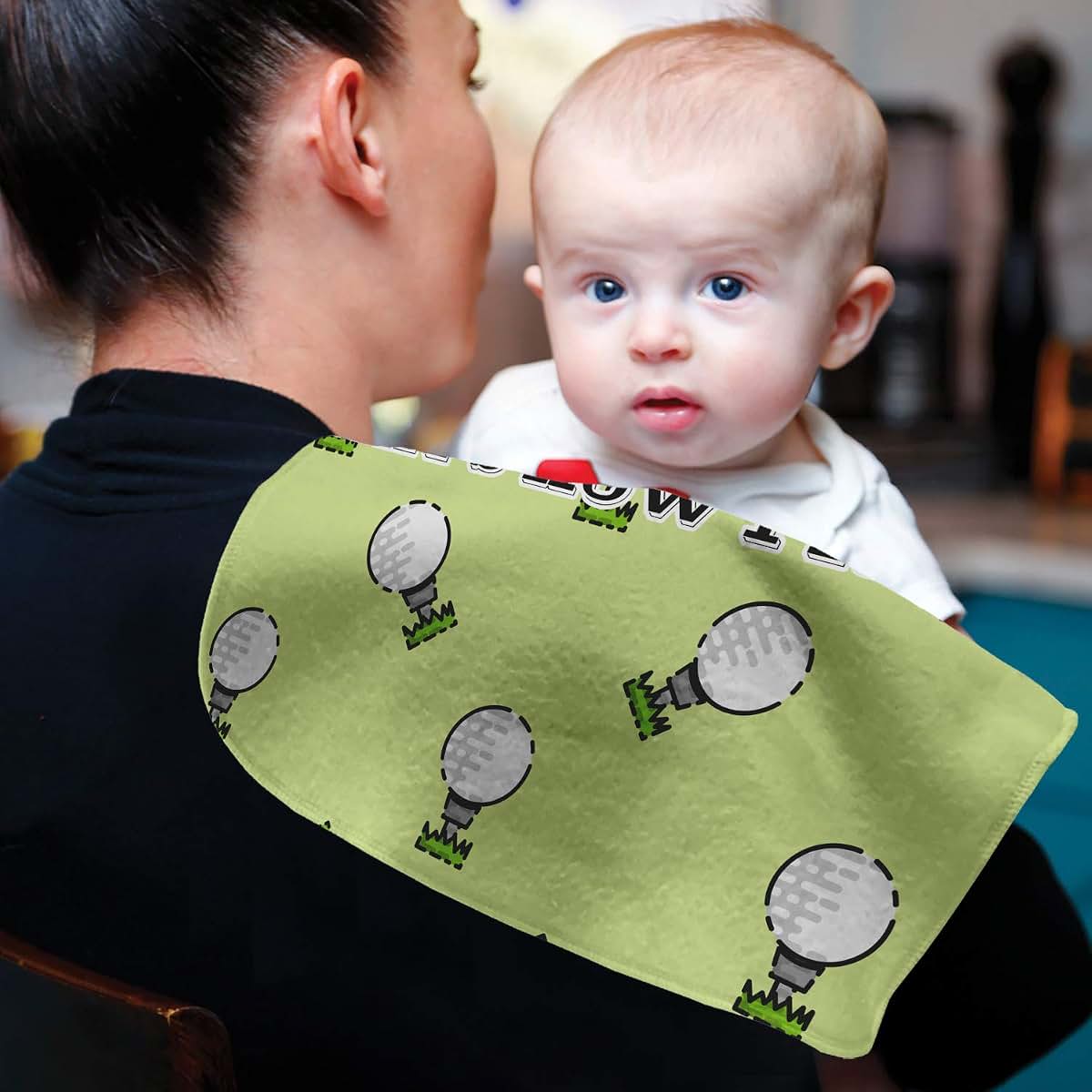 YouCustomizeIt Personalized Golf Burp Cloth - Fleece w/Name or Text (photo 4)