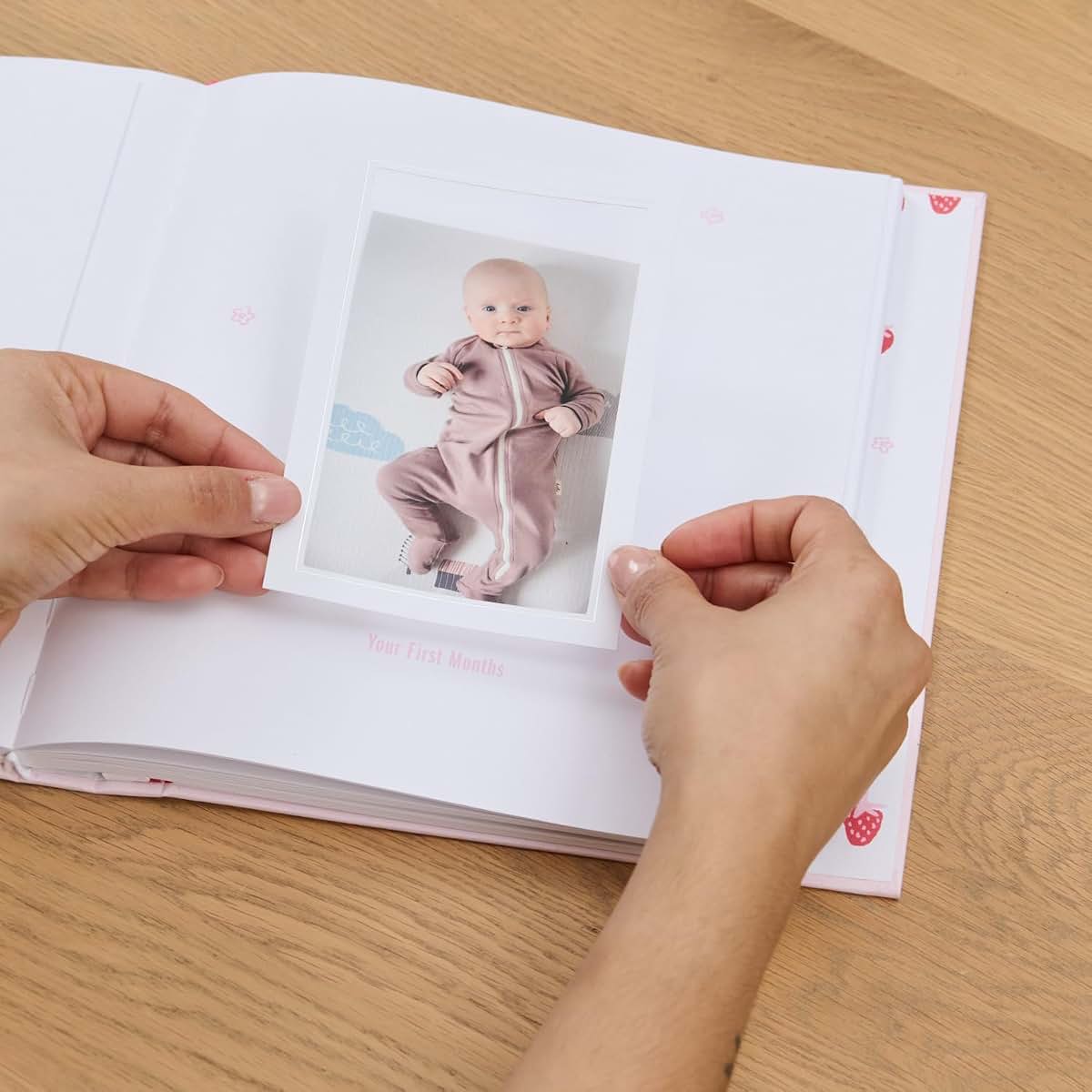 Savor The First Five Years Baby Memory Book and Scrapbook Album