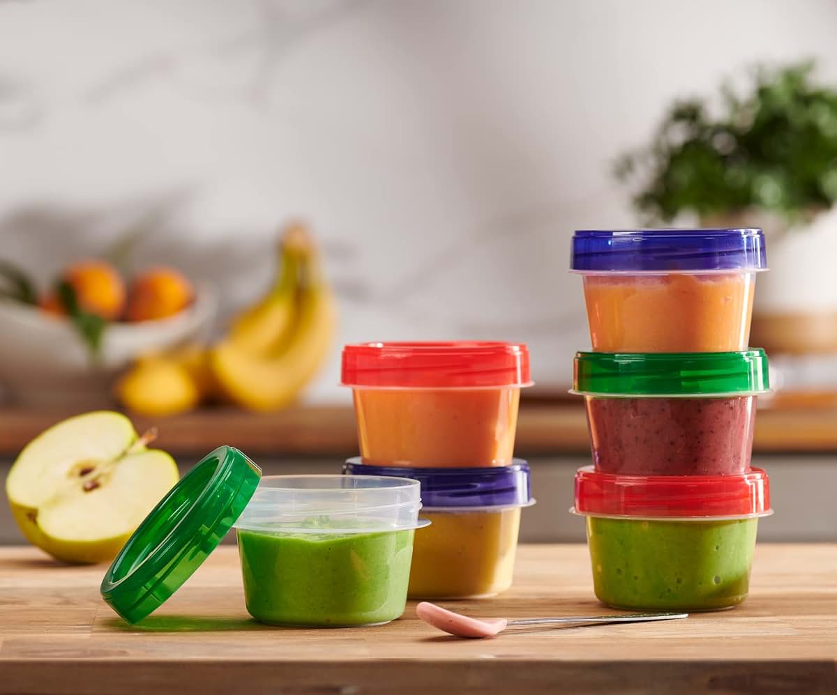 Elegant Disposables Baby Food Storage Containers Set (4 Oz)