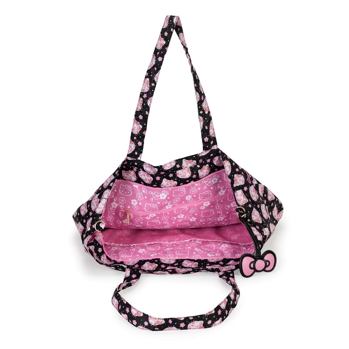 JuJuBe x Hello Kitty Super Be Plus Tote Bag, Cherry Blossom Pink