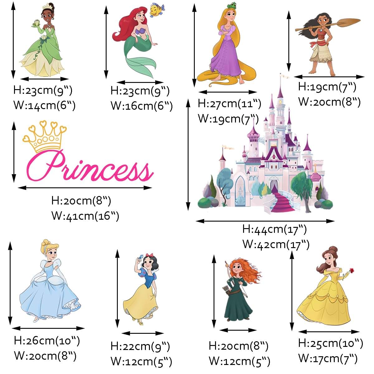 Wall Decals for Bedroom, Playroom, and Nursery