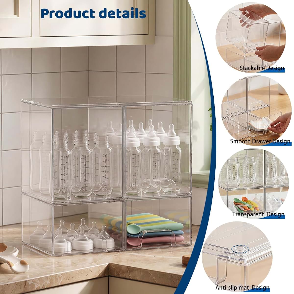 Nursery Shelving and Storage Organizer for Baby Room