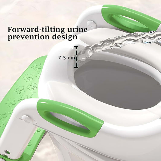 BabyOneStop 2-in-1 Potty Training Seat with Adjustable Ladder and Step Stool