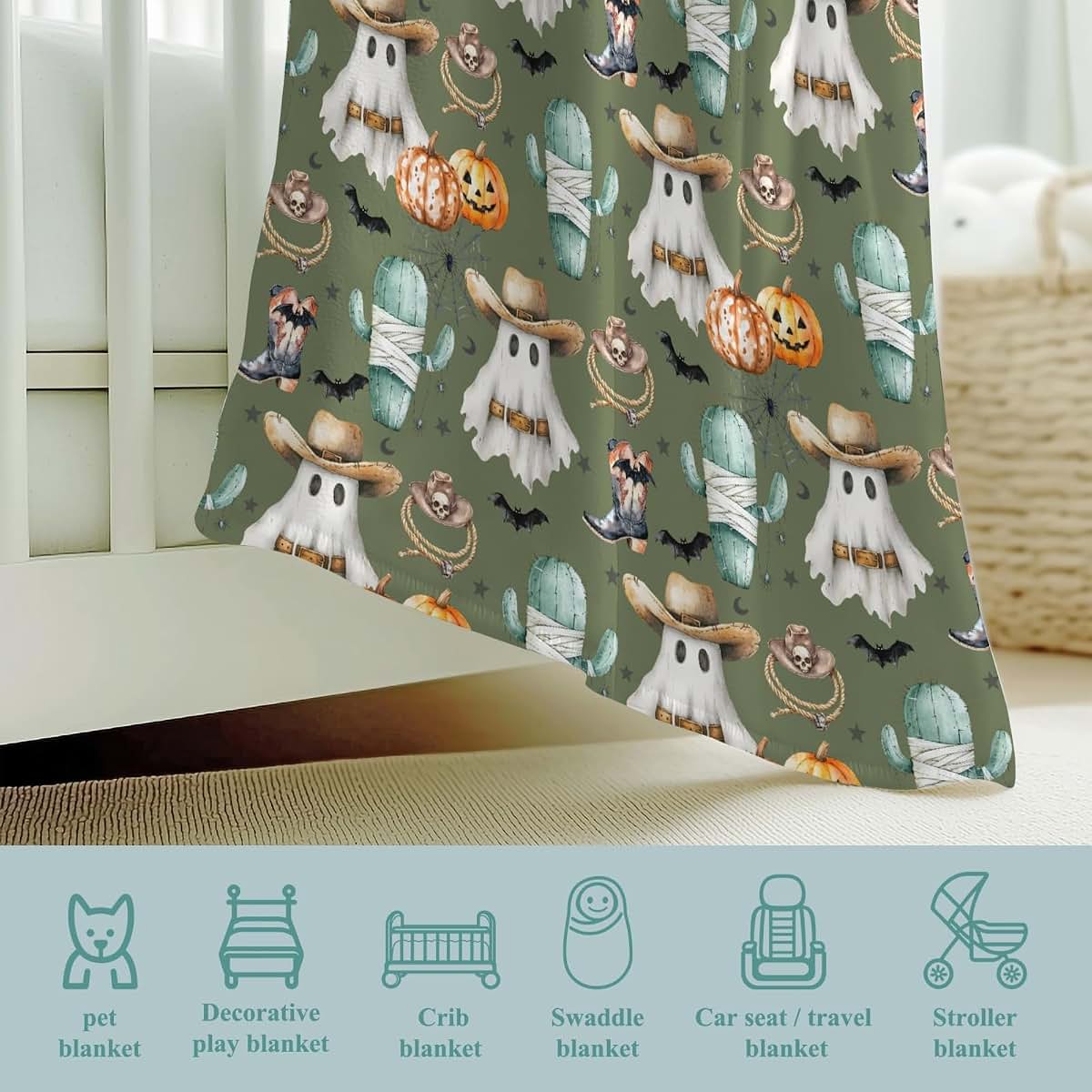 Baby Blanket for Crib, Stroller, and Travel, Everyday Comfort
