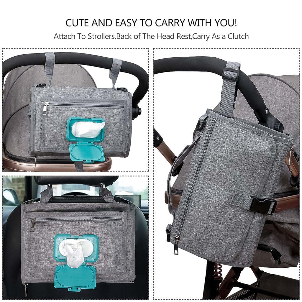 TELFZ Portable Diaper Changing Station Bag