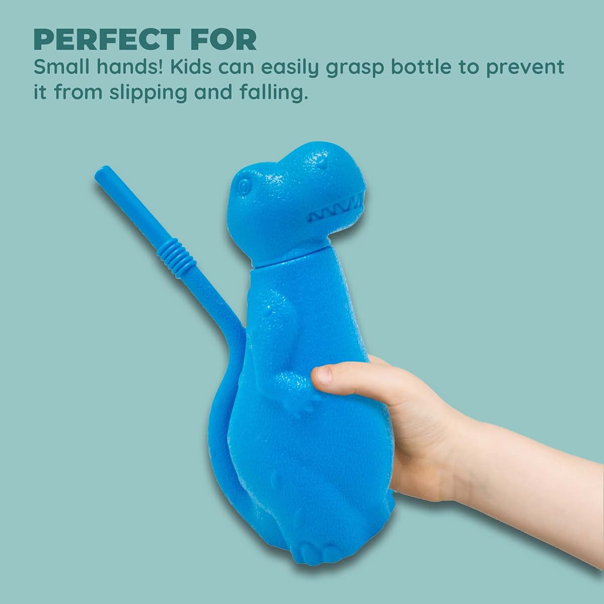 Brite Concepts Dinosaur Shaped Sippy Cup for Kids Drinking Milk