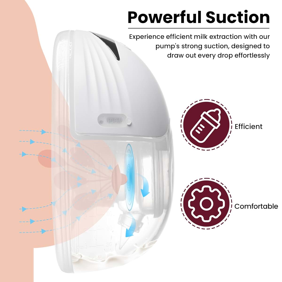 Olivia Wearable Breast Pump Olivia by Lolafo Wearable Electric Breast Pump, Hands-Free Portable Breast Pump for (photo 4)