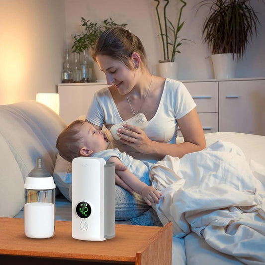 TeqHome Portable Bottle Warmer With USB Rechargeable Battery